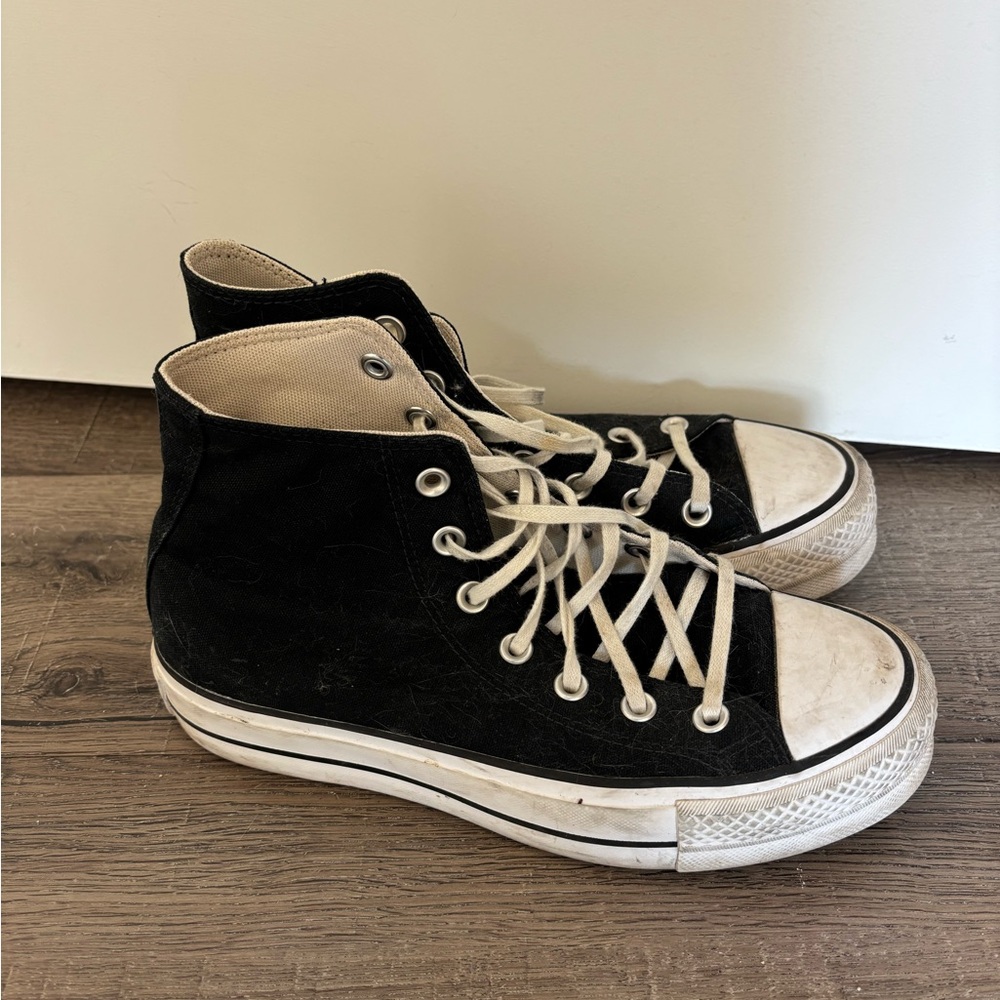 Converse Platform Black and White High-Tops